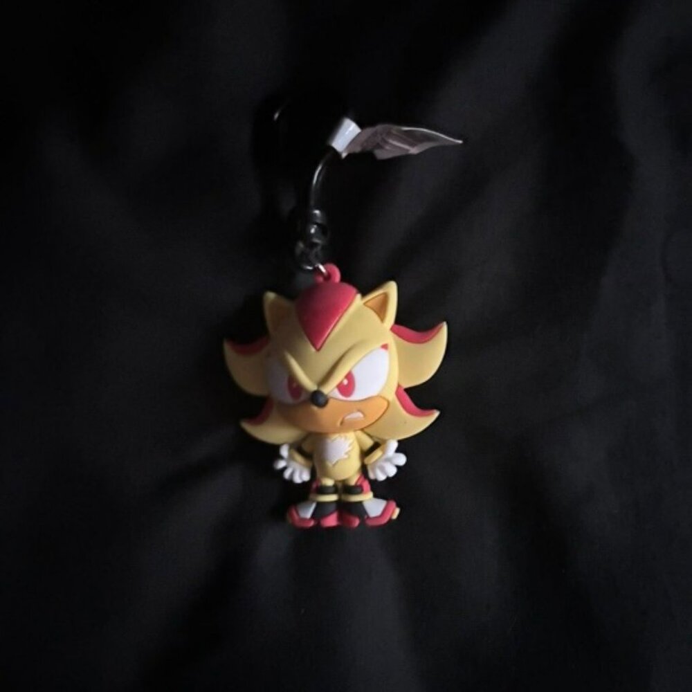 Sonic The Hedgehog Series 3 Bag Clip Super Shadow